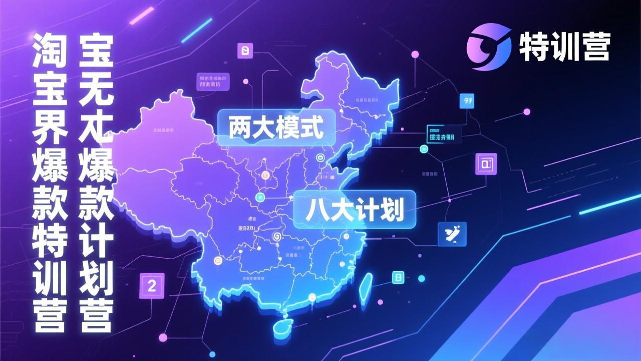 淘宝无界爆款训练营：2026年1月杭州线下高端集训课，3天构建两大模式八大计划体系