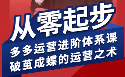 海神·拼多多运营进阶系统课(更新2026)-白蛇网